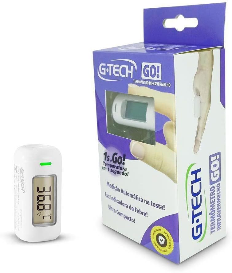 G-Tech Termómetro Infrarrojo Ultracompacto de Frente Go