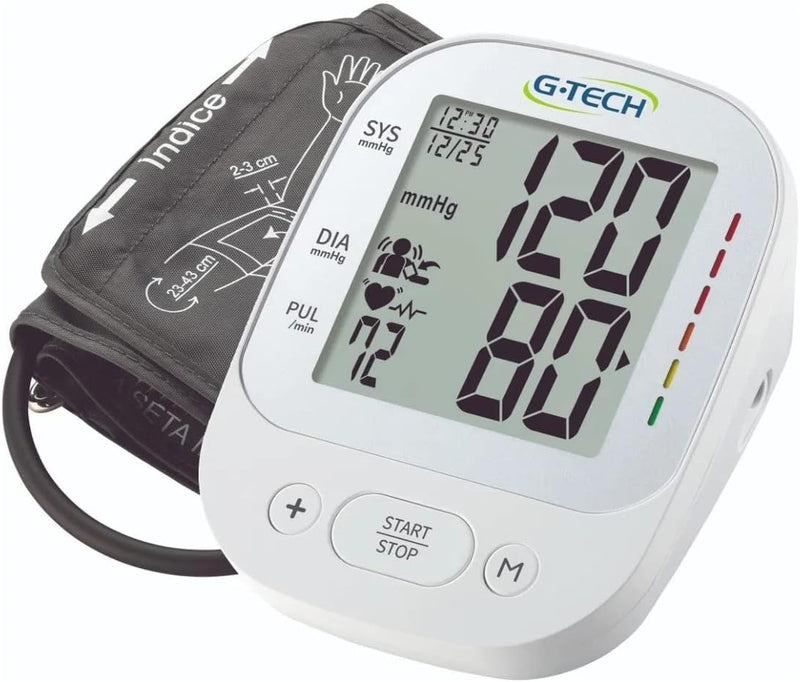 Monitor de Presión Arterial de Brazo Digital Eléctrico G-Tech